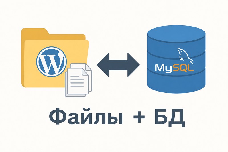 Что входит в бэкап WordPress