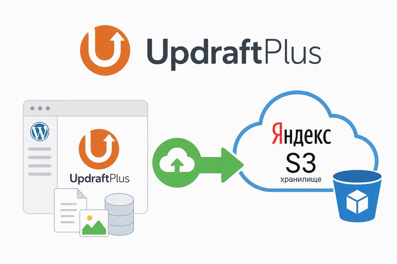 UpdraftPlus бэкап в облако