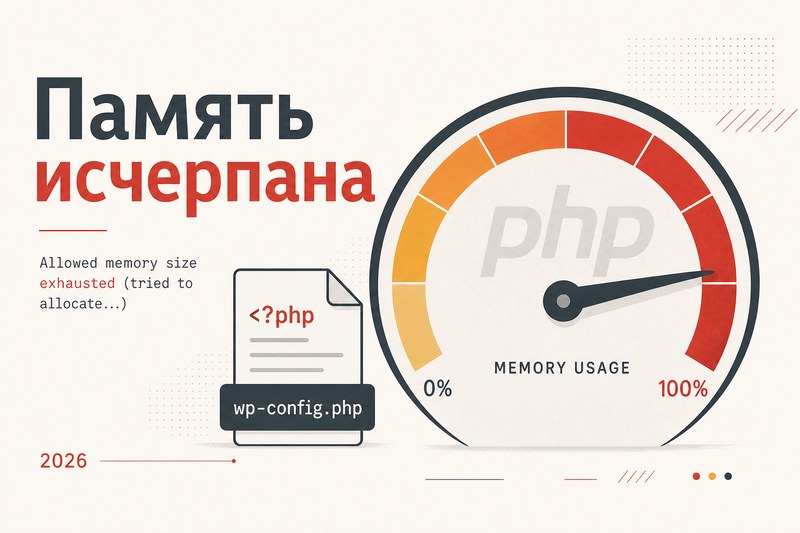 Нехватка памяти PHP на WordPress