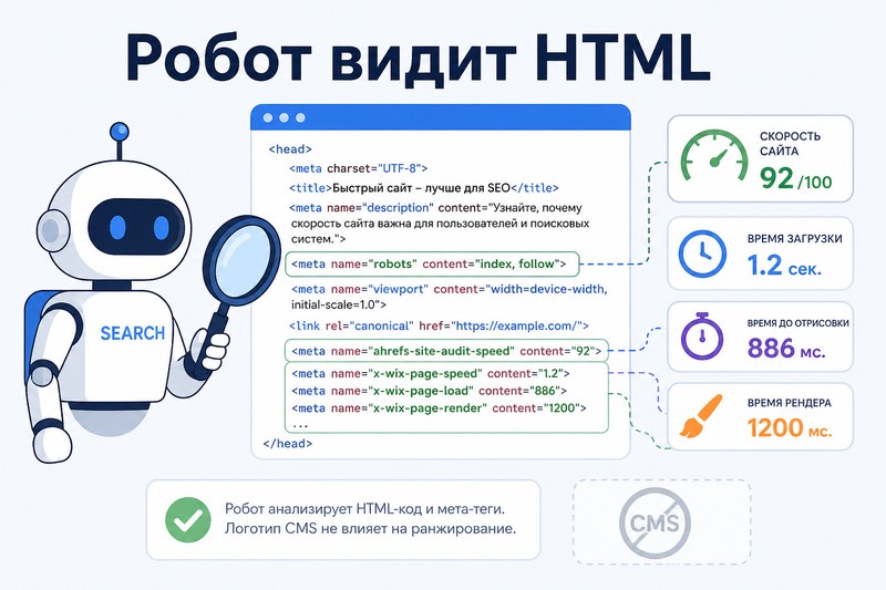 Что видит поисковик на сайте