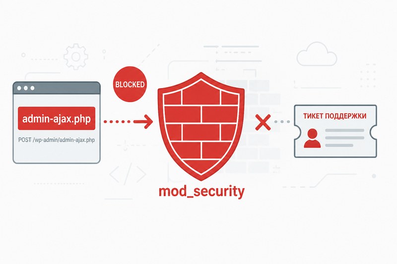 mod_security и блокировка запросов WordPress