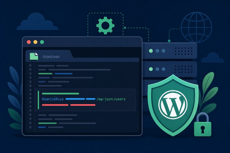 Блокировка wp-json users через htaccess WordPress