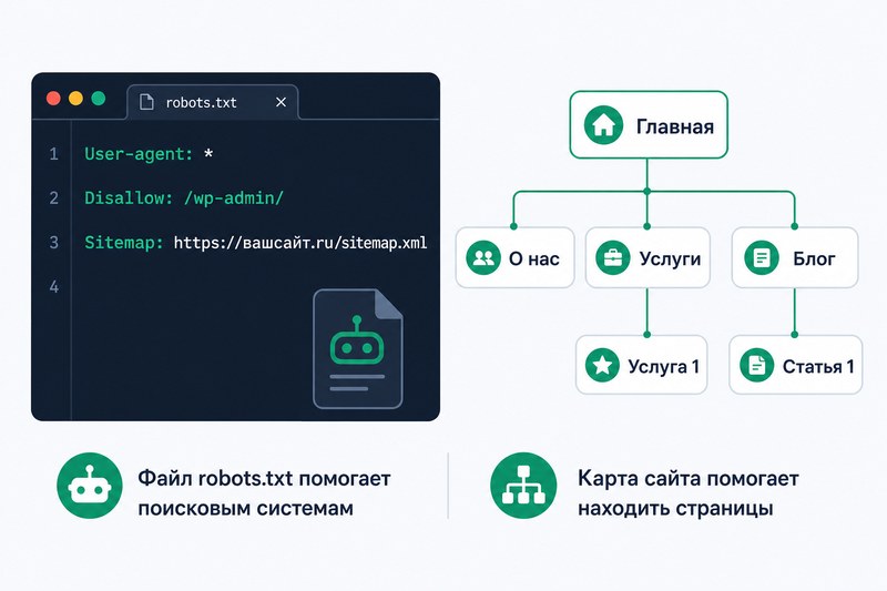 Sitemap и robots.txt WordPress