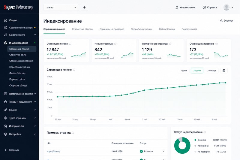 Яндекс.Вебмастер WordPress
