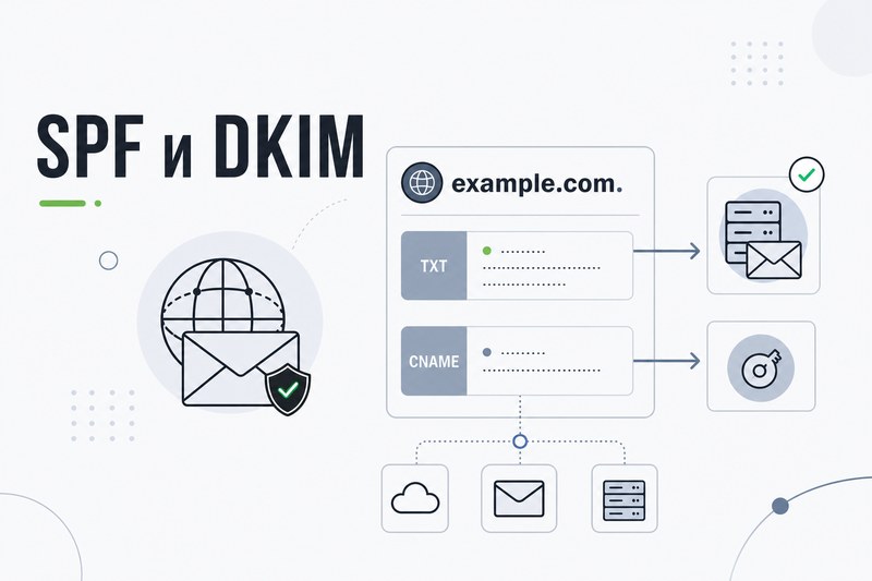 SPF и DKIM для домена