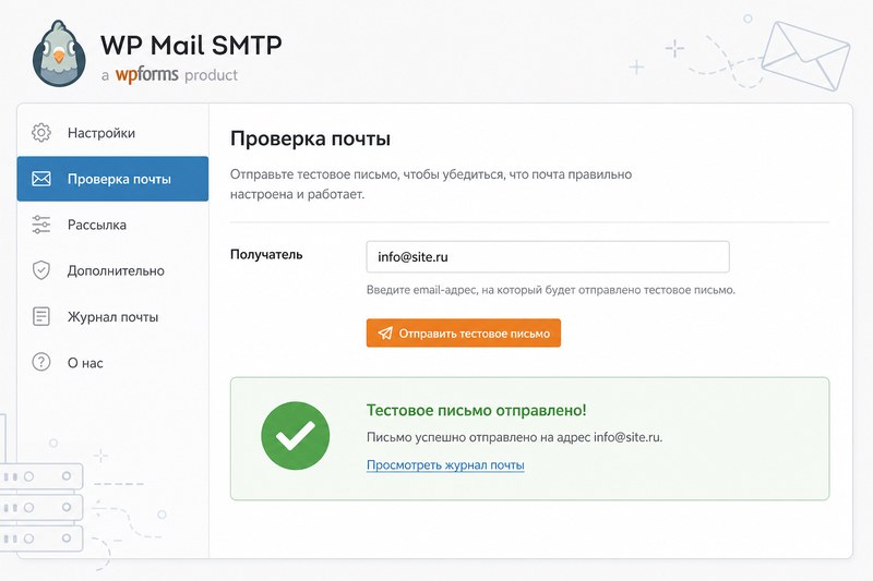 Настройка WP Mail SMTP для WooCommerce