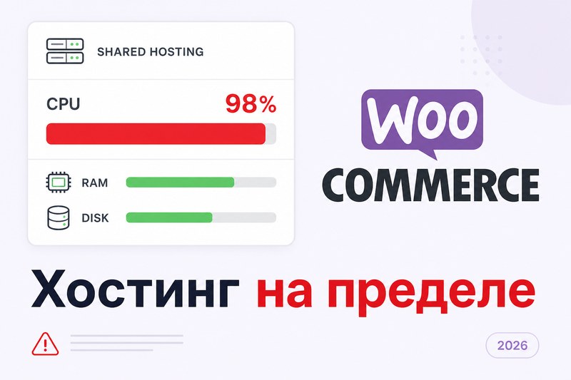 Перегруженный хостинг WooCommerce