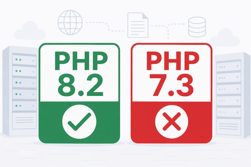 Версия PHP для WordPress 7.0