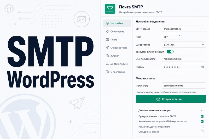 Настройка SMTP WordPress: WP Mail SMTP за 30 минут