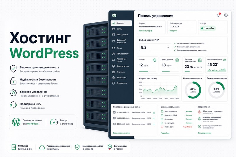 WordPress хостинг: как выбрать тариф для сайта