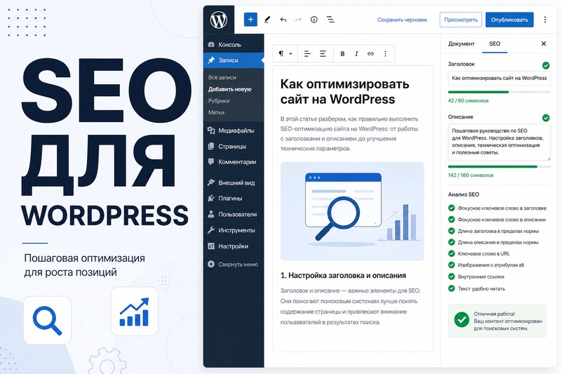 WordPress SEO: чек-лист базовой настройки
