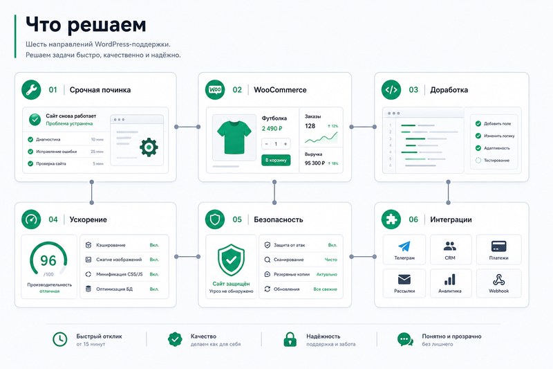 Шесть направлений доработки WordPress